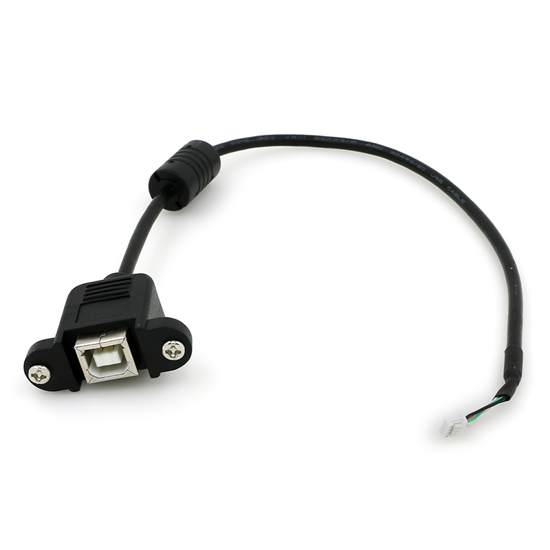 4pin JST to USB B female cable with screw